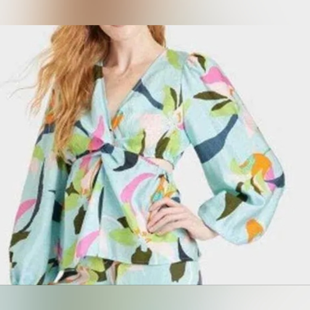 A New Day Tropical Blouse